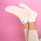 Pastel Ankle Frill Grippy Socks