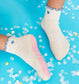 Pastel Ankle Frill Grippy Socks