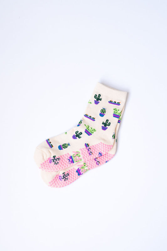 Cactus Grippy Sock