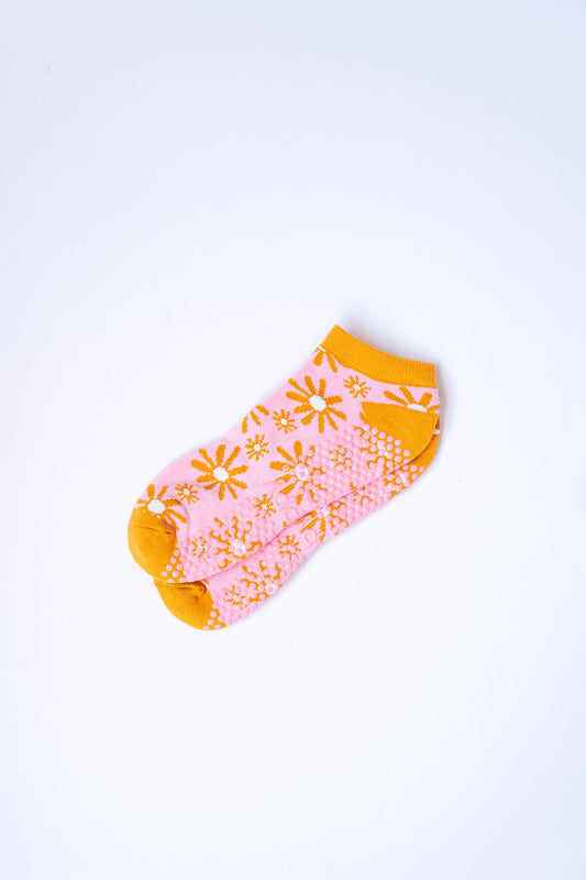 Sunburst Ankle Grippy Sock