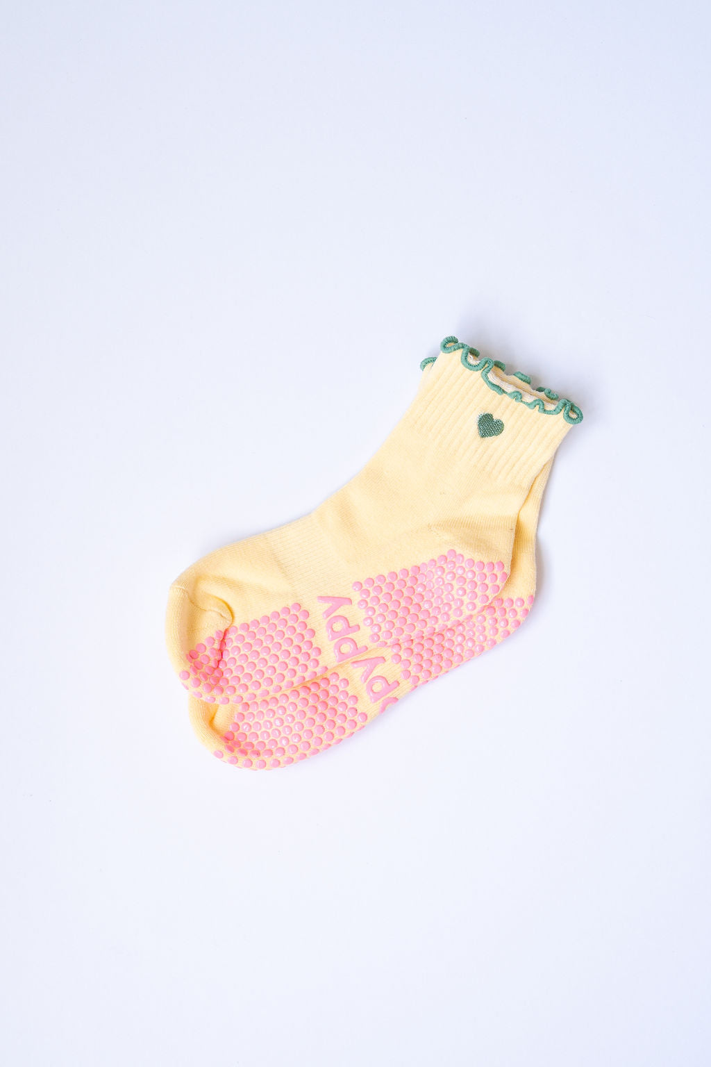 Pastel Ankle Frill Grippy Socks