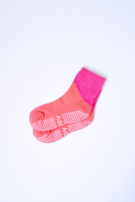 Colour Block Grippy Socks