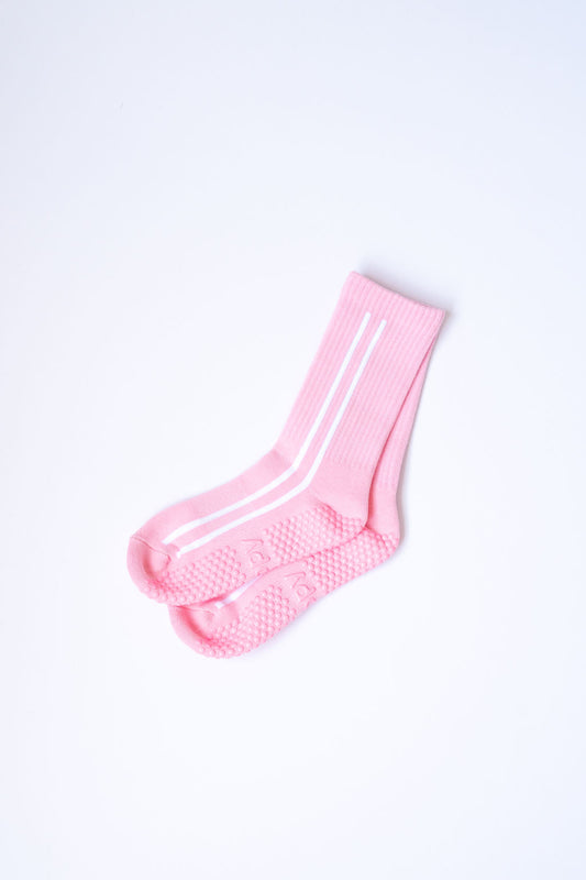 Sidestripe Crew Grippy Socks