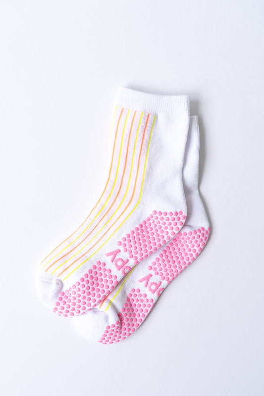 Neon Lights Grippy Socks