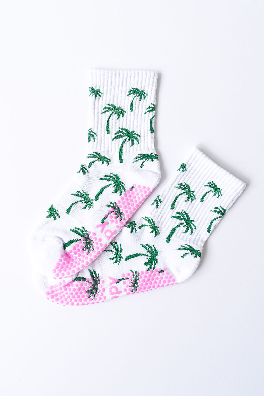 Palm Tree Grippy Sock