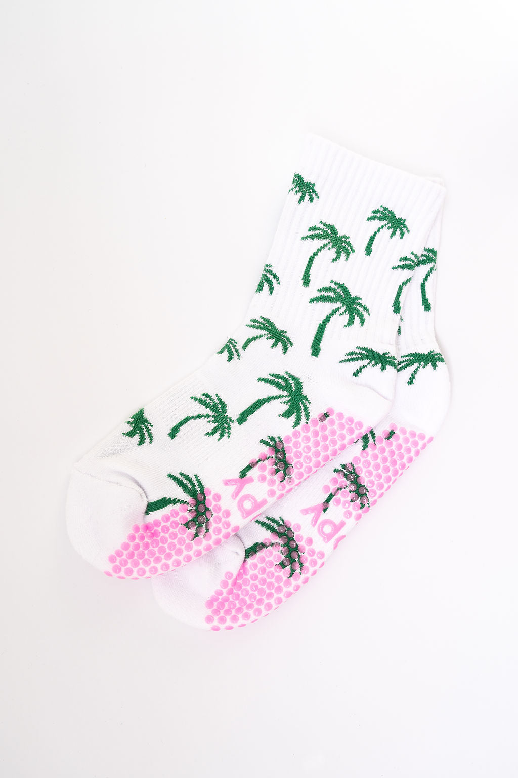 Palm Tree Grippy Sock