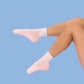 Pastel Ankle Frill Grippy Socks